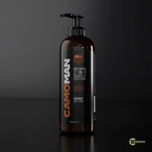 CamoMan Field Boost 2 in 1 Shampoo and Conditioner 'enriched with Hemp and Hibiscus