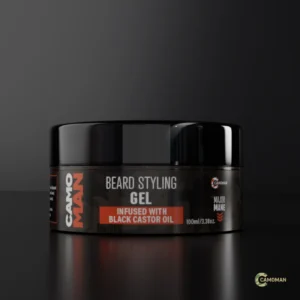 CamoMan Beard Styling Gel with Black Castor Oil 100ml