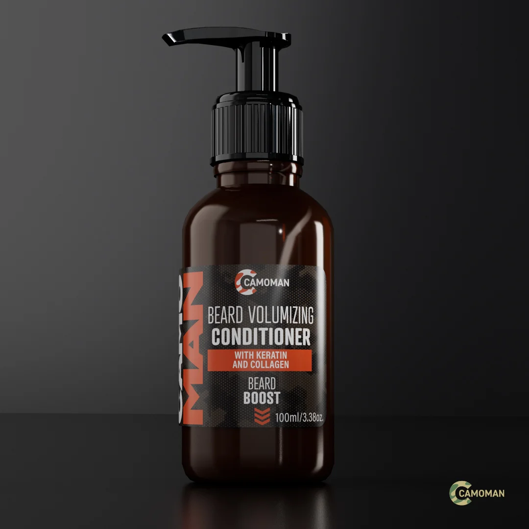 CamoMan Beard Volumizing Conditioner with Keratin & Collagen 100ml