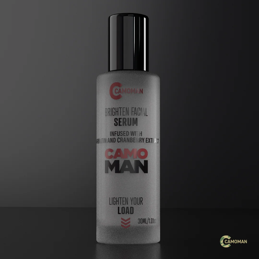 CamoMan Brightening Facial Serum with Arbutin and Cranberry Extract 30ml