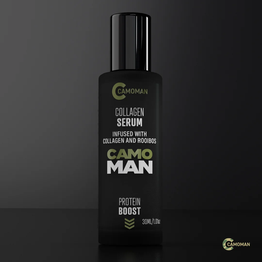 CamoMan Collagen Facial Serum with Collagen & Rooibos 30ml